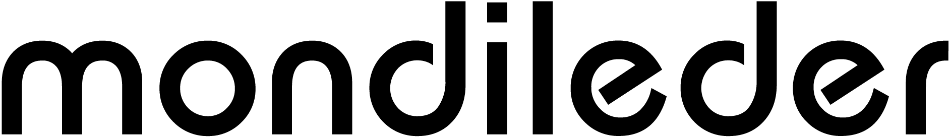 mondileder logo - zwart tekst - wit achtergrond